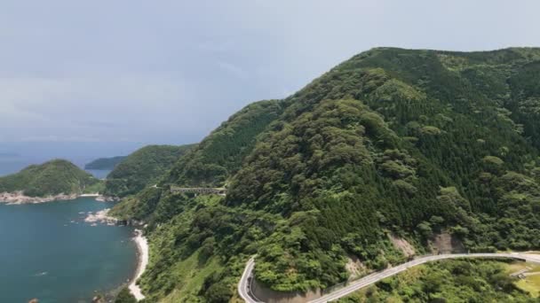 Kuzey Kyoto Japonya Kyotango Kıyısı — Stok video