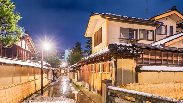 Kanazawa Japan Samurai District Blue Hour — Stock Photo, Image