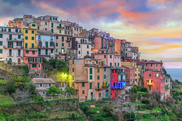 Corniglia Italy Cinque Terre Region Dusk — Stock Photo, Image