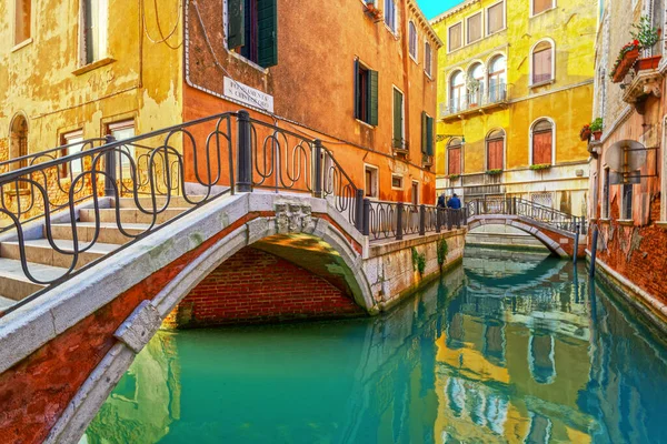 Венеция Италия Каналы Здания Утром — стоковое фото