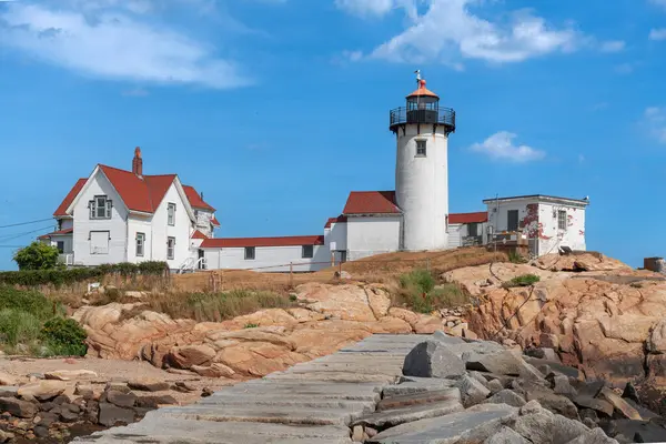 Gloucester Massachusetts Usa Eastern Point Lighthouse — Stock Photo, Image