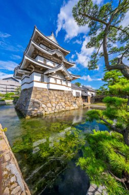 Takamatsu at Takamatsu Castle Corner on a summer's day. clipart