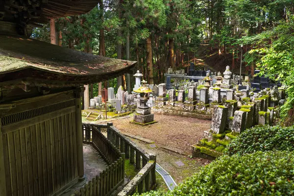 stock image Ueda, Japan at Anraku-ji octagonal pagoda.