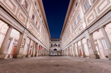 Florence, Italy historic architecture at blue hour.