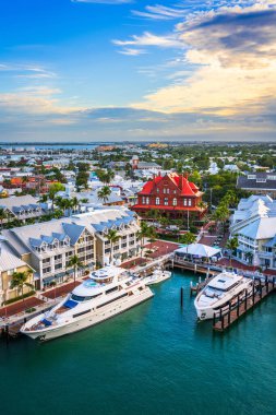 Key West, Florida, USA from the Port. clipart