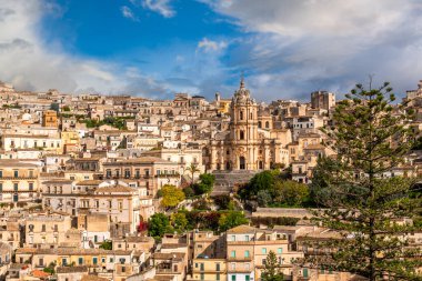 Modica, Sicilya, İtalya San Giorgio Katedrali.