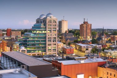 Kitchener, Ontario, Kanada şehir merkezi..