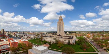 Lincoln, Nebraska, ABD şehir merkezindeki hükümet binasında..