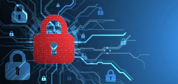 Segurança Dados Ilustra Ideia Privacidade Dados Cibernéticos Informações Cor Tecnologia Vetores De Bancos De Imagens