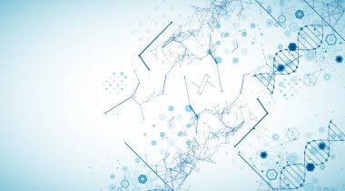 Tasarım çalışmaları için soyut gelecek arkaplanı