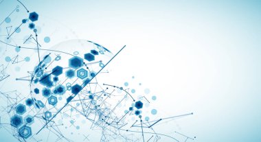 Tasarım çalışmaları için soyut gelecek arkaplanı