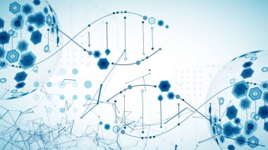 Tasarım çalışmaları için soyut gelecek arkaplanı