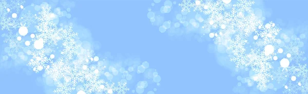 Зимний Узор Снежинки Предпосылки Контекст Christmas Snow Design Vector Illustration — стоковый вектор
