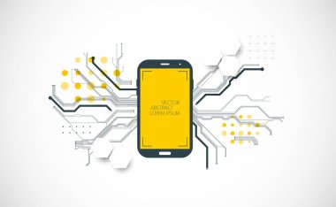 Cep telefonu geçmişi. ig veri akışı işleme konsepti, bulut veritabanı.