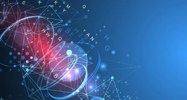 Pleksus etkisi olan soyut girdap çizgileri. Fütürist geometrik kompozisyon. Tasarım çalışmaları için arkaplan.