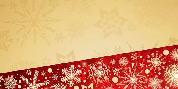 クリスマスの背景デザインをお祝いします さまざまな種類のスノーフレーク ベクター — ストックベクタ