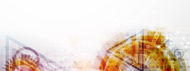 Soyut renk dijital iletişim teknolojisi arka planı. Vektör