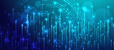 Bilgi teknolojisi geçmişi. El çizimi vektör