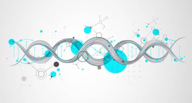 Tasarım çalışmaları için soyut geleceksel kablo arkaplanı