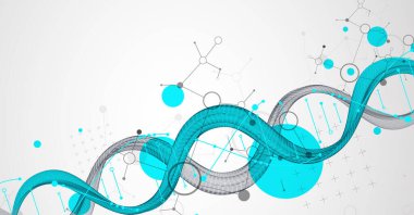 Tasarım çalışmaları için soyut geleceksel kablo arkaplanı