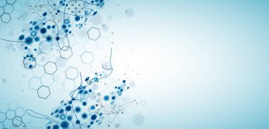 Tasarım için pleksus etkisi olan soyut altıgen arkaplan. Vektör illüstrasyonu.