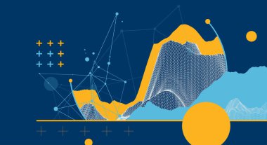 Moda soyut kablo çerçevesi arka planı. Modern bilim ya da teknoloji sanat unsurları. Yüzey çizimi dairelerin içinde