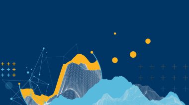 Moda soyut kablo çerçevesi arka planı. Modern bilim ya da teknoloji sanat unsurları. Yüzey çizimi dairelerin içinde