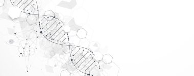 Tasarım çalışmaları için soyut altıgen fütüristik arka plan
