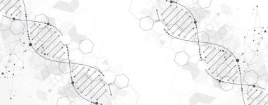 Tasarım çalışmaları için soyut altıgen fütüristik arka plan