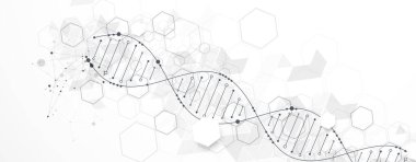 Tasarım çalışmaları için soyut altıgen fütüristik arka plan
