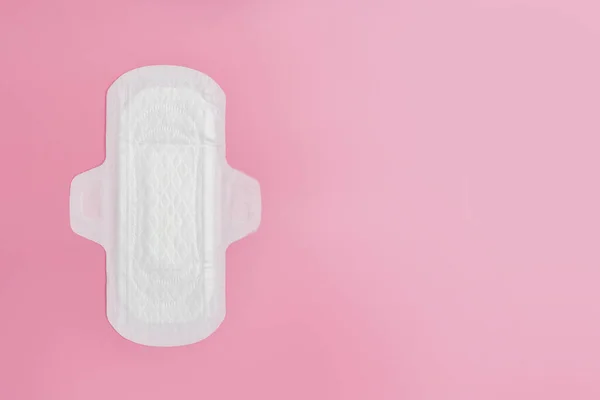Sanitary Pad Sanitary Napkin Pink Background — Stock Photo, Image