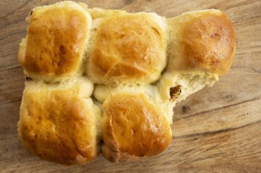 El yapımı brioche ekmeği.
