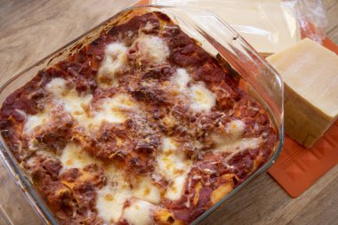 taze San Marzano domatesli makarna