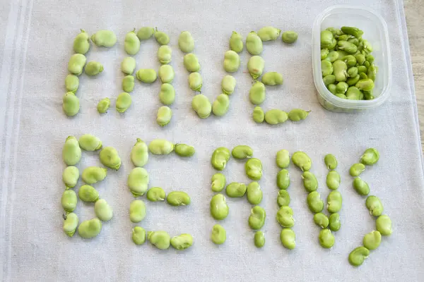 Fasulye kelimesi taze fasulyeden yapılır.