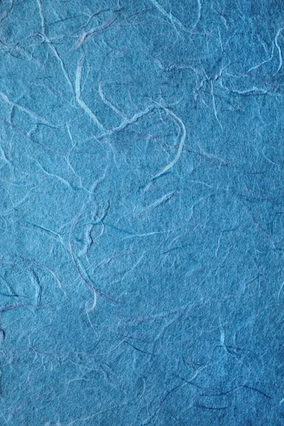 Donkerblauwe Rijst Papier Achtergrond — Stockfoto