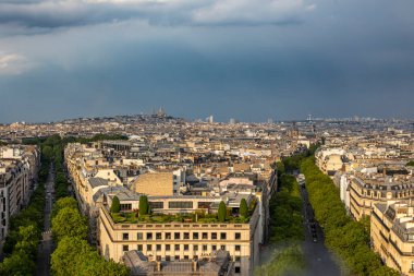 Paris - Mayıs 3, 0, 2 0, 17: Paris, Fransa 'nın hava manzarası