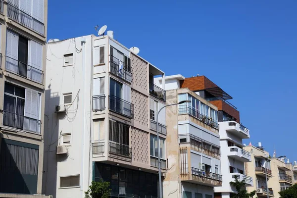 Vita Staden Tel Aviv Israel Modern Internationell Stil Och Bauhaus — Stockfoto