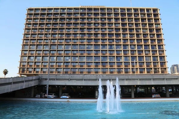 Tel Aviv Israel Noviembre 2022 Edificio Del Ayuntamiento Plaza Rabin —  Fotos de Stock