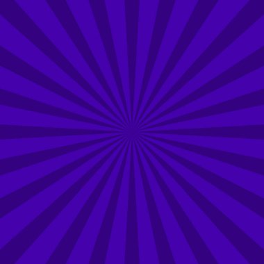 Arka plan ışınları. Güneş patlaması desenli koyu mavi ürün pazarlama vektörü arka planı. Radyal patlama arkaplan deseni.