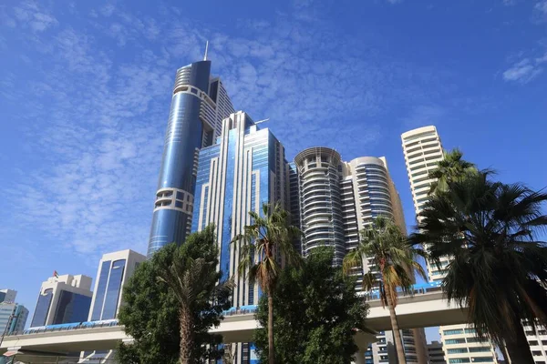Okresní Panorama Dubai Trade Centre City Office Building Skyline — Stock fotografie