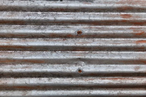 Bakgrundskonsistens Industriell Metall Korrugerad Tenn Yta Grunge Stål Bakgrund — Stockfoto