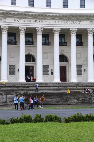 Manila Filippines Listopadu 2017 Lidé Navštíví Národní Muzeum Antropologie Manile — Stock fotografie