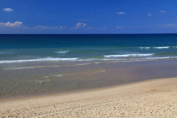 Playa Tel Aviv Israel Charles Clore Beach Sin Gente Nadie — Foto de Stock