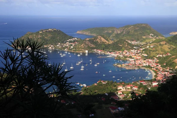 Guadeloupe Manzarası Les Saintes Adaları Terre Haut Körfezi Karayipler Iyi — Stok fotoğraf