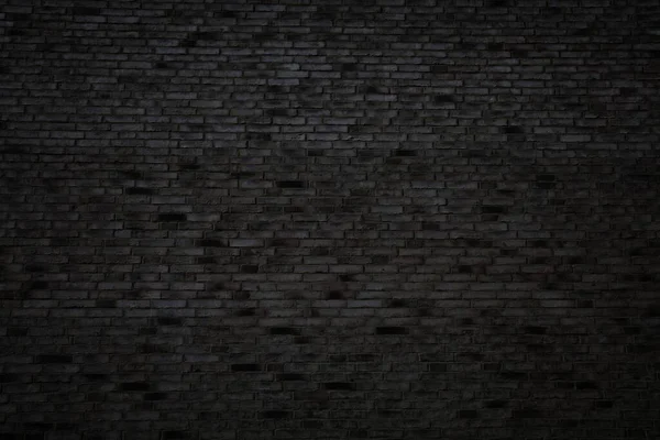 Donkere Bakstenen Muur Achtergrond Grijze Bakstenen Textuur Bouwzijde — Stockfoto