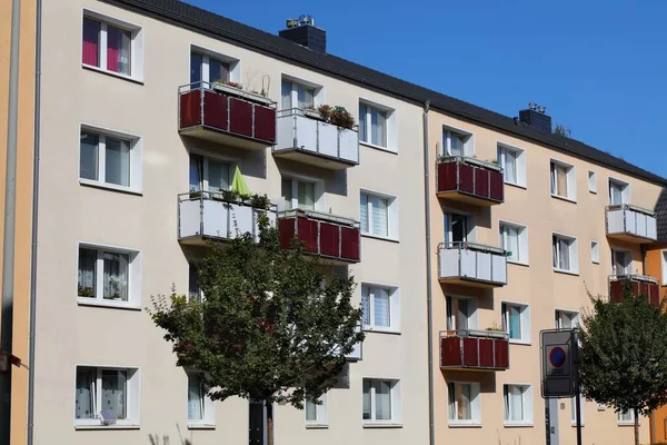 Γενόσημο Modern Apartment Buildings Krefeld Γερμανία — Φωτογραφία Αρχείου