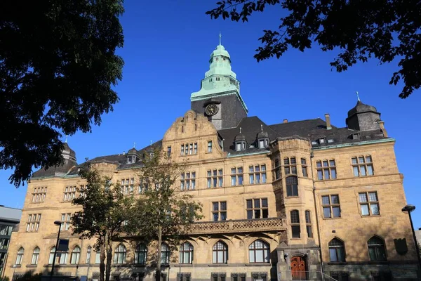 Recklinghausen Gebäude Des Rathauses Kommunalverwaltung — Stockfoto