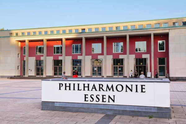Essen Germania Settembre 2020 Gente Visita Teatro Filarmonica Essen Tedesco — Foto Stock