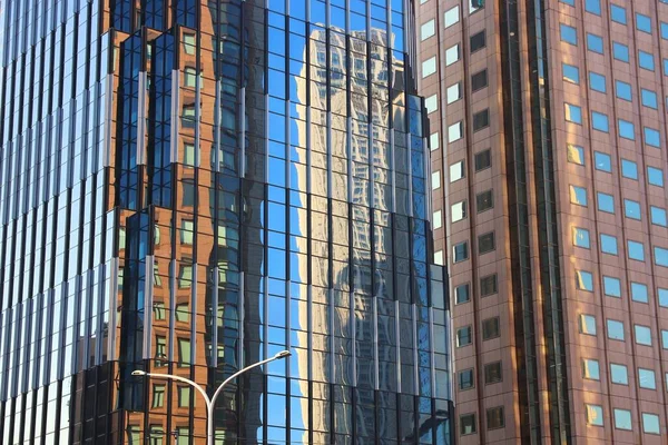 Taipei City Abstract Background Skyscraper Reflection Xinyi District — Stock Photo, Image