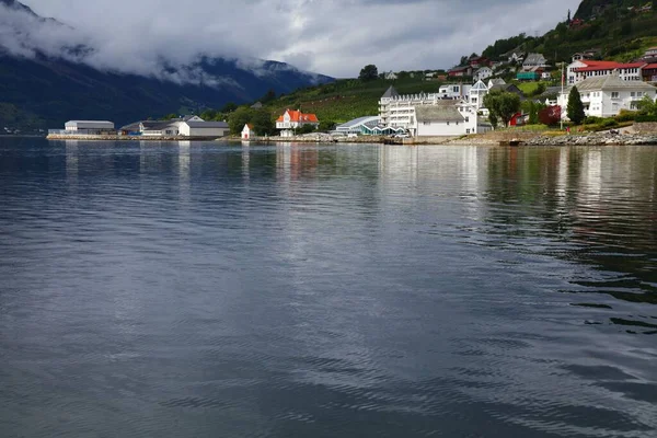 Город Улленсванг Норвегии Город Хардангер Фьорд Hardanger Fiord — стоковое фото